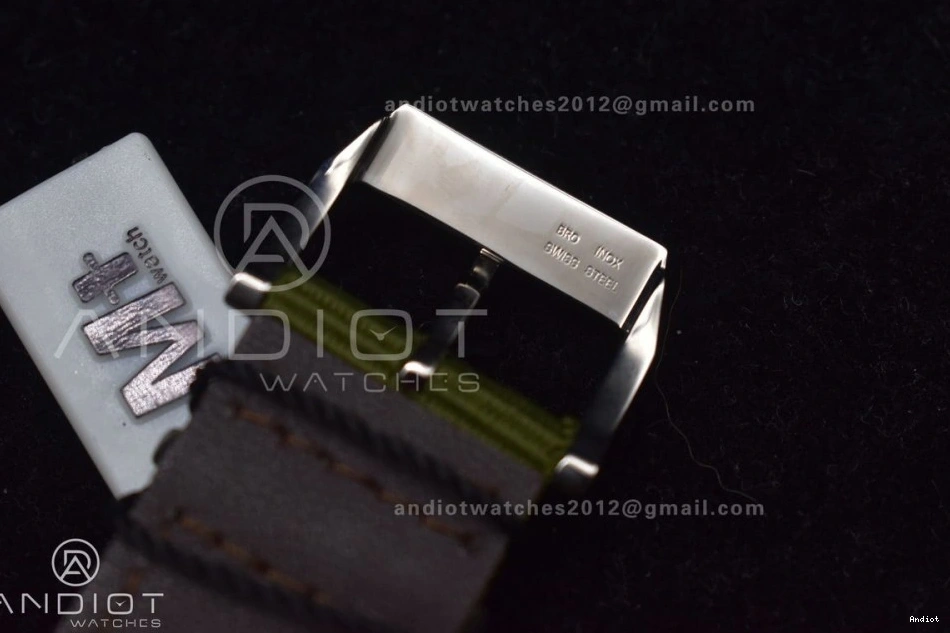 Strap Best IW327007 Green Nylon A35111 XVIII Dial Mark Edition 1:1 TO “TRIBUTE M+F XI” Black on MARK 0506
